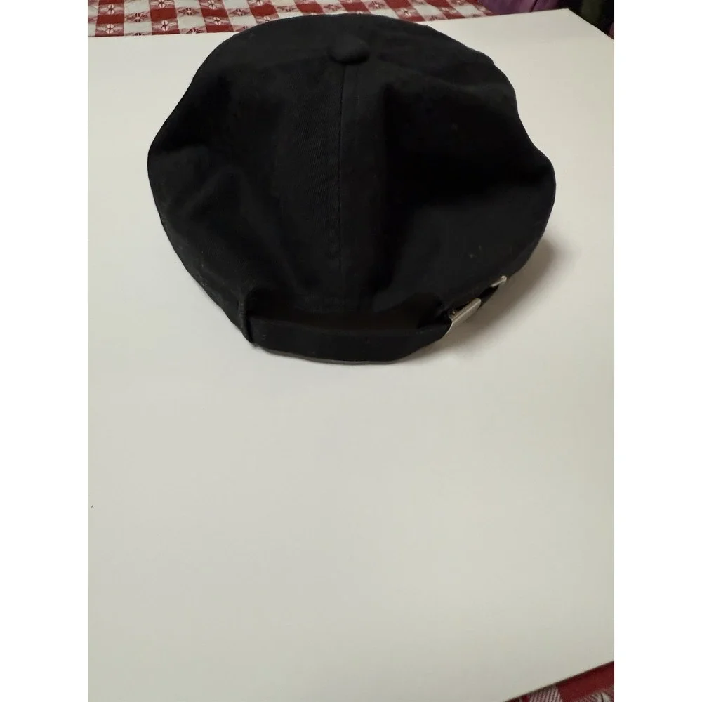 Vintage Harley Davidson Hat Black Orange Flames OSFM